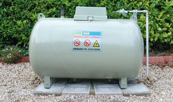 LPG-gas-boiler